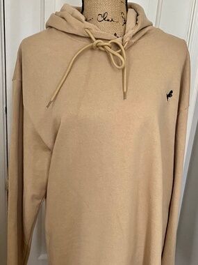 Tiger Wolf Tan Hoodie. Men's Cotton Sweatshirt. S. XL. New, Tags.